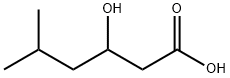 3-hydroxy-5-methyl-hexanoic acid Structure