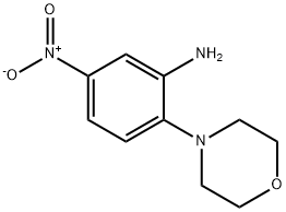 2-吗啉-5-硝基苯胺, 4031-79-2, 结构式