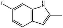6-フルオロ-2-メチルインドール 化学構造式