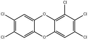 1,2,3,7,8-五氯二苯并对二恶英 结构式