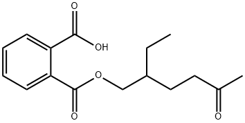 mono(2-ethyl-5-oxohexyl)phthalate Structure