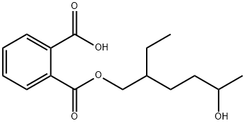 单(2-乙基-5-羟基己基)邻苯二甲酸酯 混有非对映异构体, 40321-99-1, 结构式