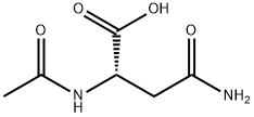 N-乙酰-L-天门冬酰胺,4033-40-3,结构式