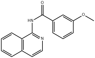 N-(1-Isoquinolyl)-3-methoxybenzamide Structure