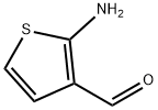 2-氨基-3-噻吩甲醛 结构式