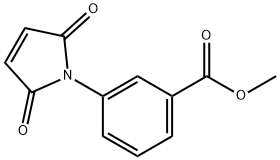3-(2,5-二氧代-2,5-二氢-1H-吡咯-1-基)苯甲酸甲酯 结构式