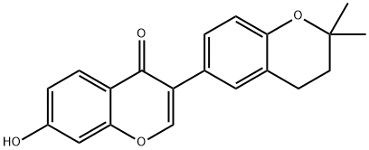 2',3'-Dihydro-7-hydroxy-2',2'-dimethyl-3,6'-bi(4H-1-benzopyran)-4-one|异新补骨脂异黄酮