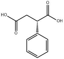 (S)-(+)-フェニルこはく酸 化学構造式