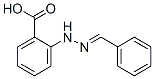 o-(2-ベンジリデンヒドラジノ)安息香酸 化学構造式