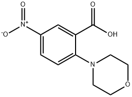 2-MORPHOLINO-5-NITROBENZOIC ACID Structure