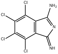 3-AMINO-4,5,6,7-TETRACHLORO-1-IMINO-1H-ISOINDOLE Struktur