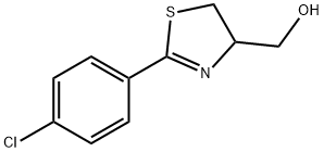 2-(4-Chlorophenyl)-4,5-dihydro-4-thiazolemethanol Structure