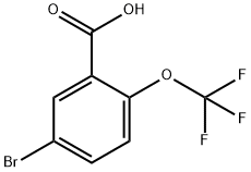 5-Bromo-2-(trifluoromethoxy)benzoic acid Struktur