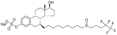 Fulvestrant 3-Sulfate Sodium Salt 结构式