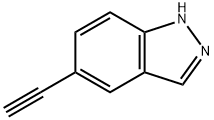 5-ethynyl-1H-indazole Struktur