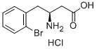 (S)-3-AMINO-4-(2-BROMO-PHENYL)-BUTYRIC ACID HCL Struktur