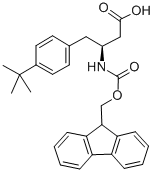 FMOC-(S)-3-AMINO-4-(4-TERT-BUTYL-PHENYL)-BUTYRIC ACID Struktur