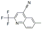 4-Quinolinecarbonitrile,  6-methyl-2-(trifluoromethyl)- Structure