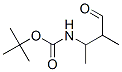 Carbamic acid, (1,2-dimethyl-3-oxopropyl)-, 1,1-dimethylethyl ester (9CI) Struktur