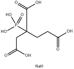 2-Phosphonobutane-1,2,4-tricarboxylic acid sodium salt Struktur