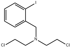 N,N-Bis(2-chloroethyl)-o-iodobenzylamine 结构式