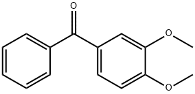 3,4-Dimethoxybenzophenone Struktur