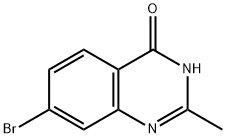 7-ブロモ-2-メチルキナゾリン-4(3H)-オン 化学構造式