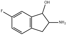 2-AMINO-6-FLUORO-INDAN-1-OL HYDROCHLORIDE Structure