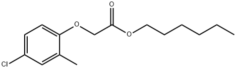 hexyl (4-chloro-2-methylphenoxy)acetate Structure