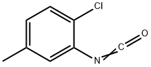 2-氯-5-甲基苯异氰酸, 40398-03-6, 结构式