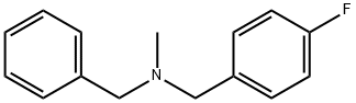 N-Benzyl-4-fluoro-N-MethylbenzylaMine, 97% Structure