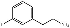 2-(3-フルオロフェニル)エチルアミン 化学構造式