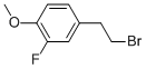 4-(2-bromoethyl)-2-fluoro-1-methoxybenzene Struktur