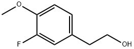 3-氟-4-甲氧基苯乙醇, 404-91-1, 结构式