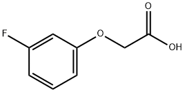 2-(m-フルオロフェノキシ)酢酸 化学構造式