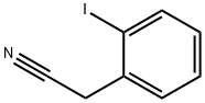 2-ヨードフェニルアセトニトリル 化学構造式