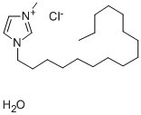 1-HEXADECYL-3-METHYLIMIDAZOLIUM CHLORIDE MONOHYDRATE Structure