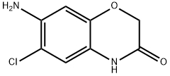 7-AMINO-6-CHLORO-2H-1,4-BENZOXAZIN-3(4H)-ONE Structure