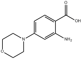 2-Amino-4-morpholinobenzoic Acid Structure