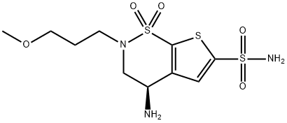 N-DESETHYL BRINZOLAMIDE 结构式
