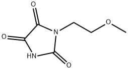 1-(2-METHOXYETHYL)IMIDAZOLIDINE-2,4,5-TRIONE Structure