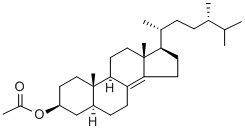 5ALPHA(H),17ALPHA(H),(20R)-BETA-ACETOXYERGOST-8(14)-ENE, 4042-95-9, 结构式