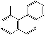 5-Methyl-4-phenylpyridine-3-carboxaldehyde 结构式