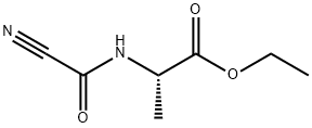 L-Alanine, N-(cyanocarbonyl)-, ethyl ester (9CI) Structure