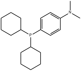 Dicyclohexyl(4-(N,N-dimethylamino)phenyl)phosphine Struktur