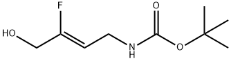 Carbamic acid, [(2Z)-3-fluoro-4-hydroxy-2-butenyl]-, 1,1-dimethylethyl ester Struktur