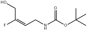 Carbamic acid, [(2E)-3-fluoro-4-hydroxy-2-butenyl]-, 1,1-dimethylethyl ester 结构式