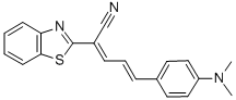 (2E,4E)-2-(1,3-BENZOTHIAZOL-2-YL)-5-[4-(DIMETHYLAMINO)PHENYL]PENTA-2,4-DIENENITRILE Struktur