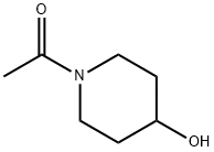 1-アセチル-4-ピペリジノール 化学構造式