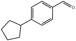 4-シクロペンチルベンズアルデヒド 化学構造式